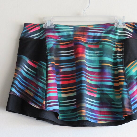 NWT Athleta Cool Touch Shinkong Lycra Sport Skirt Skort Tennis Pickleball XL - Picture 3 of 15